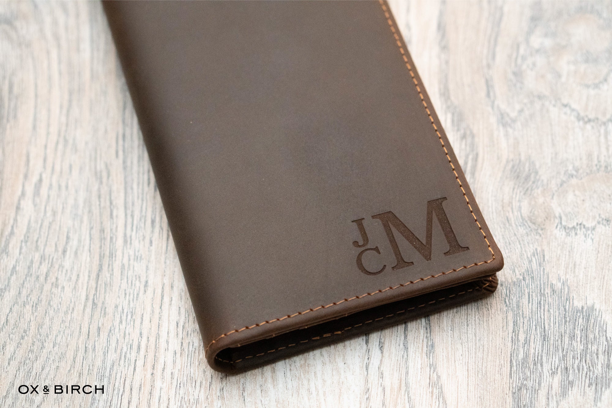 The Long Wallet Large Top Grain Brown Leather Wallet